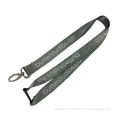 Promotional nylon lanyard, made of smooth nylon material, various attachments are available